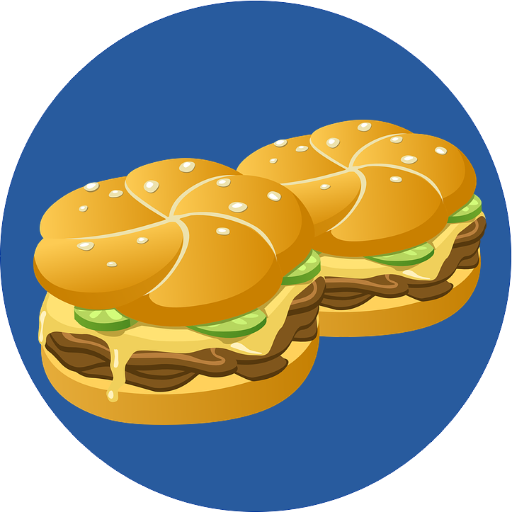 Icon with Burgers